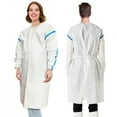 thumbnail image 1 of Microporous, With Sleeves, Elastic Wrists Hospital Gowns 25 Pack (Large, Women's and Men's), 1 of 7