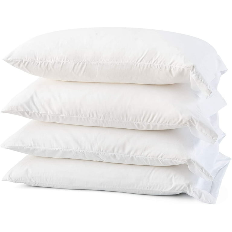 Micropuff White Pillow Cases Soft Brushed Microfiber Wrinkle