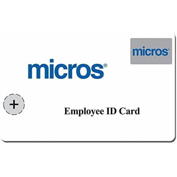 Micros Employee ID Cards - 50 pack$$Office
