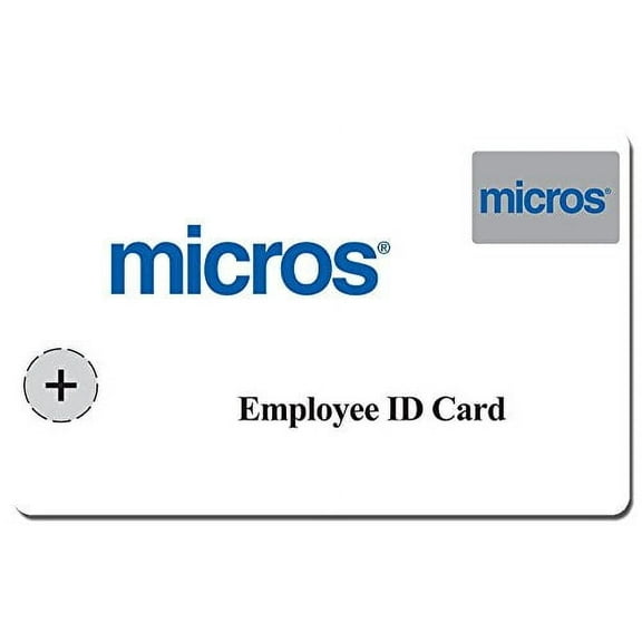 Micros Employee ID Cards - 50 pack