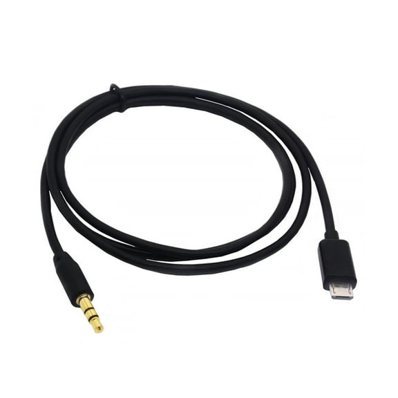 Micros USB to 3.5mm Audios Cable Car Auxs Cord for S4i9500 S5i9600 NOTE2 N7100 NOTE3 N9000 Smartphones 100cm/39.37inch