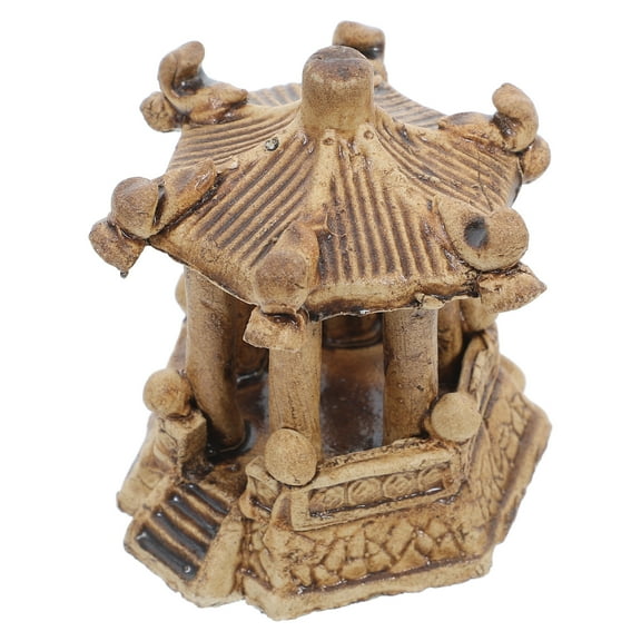 Microscape Hexagonal Pavilion Mini Decoration Aquarium Statue