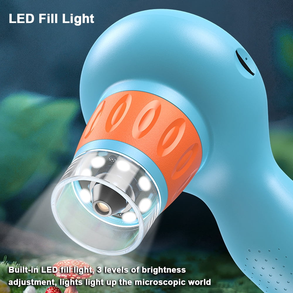 Microscope,2.0-inch Ips Color Portable Professional 2.0-inch 11 ...