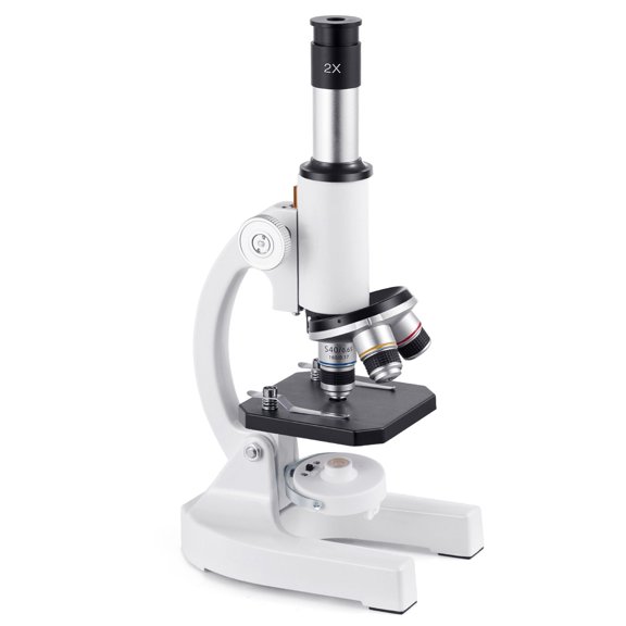 Microscope 40X-2000X Professional Compound with Mobile Phone Adapter & LED Light for Adults Lab School Home