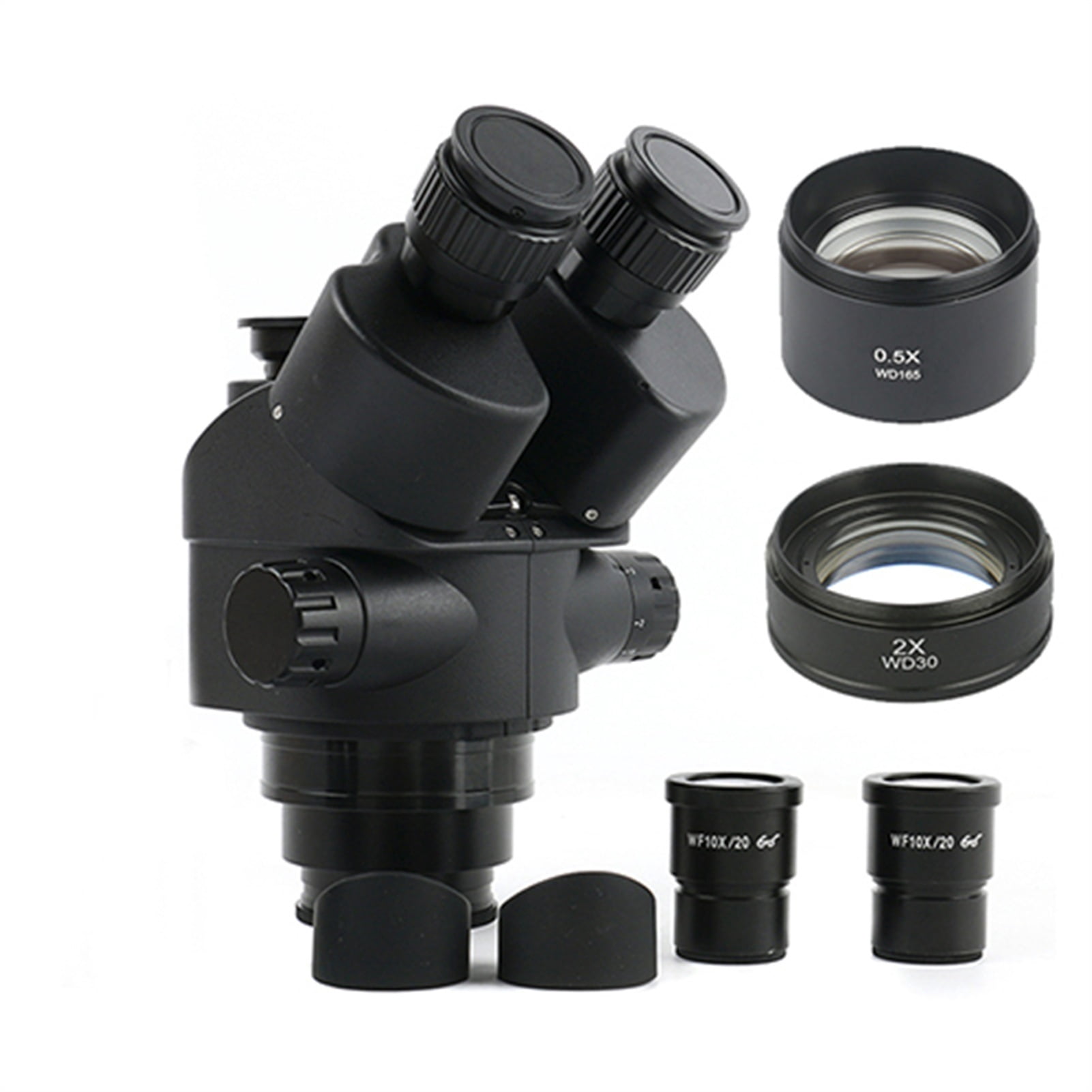 Microscope,7X-45X 3.5X-90X Microscope Zoom Stereo Microscope Head + 0 ...