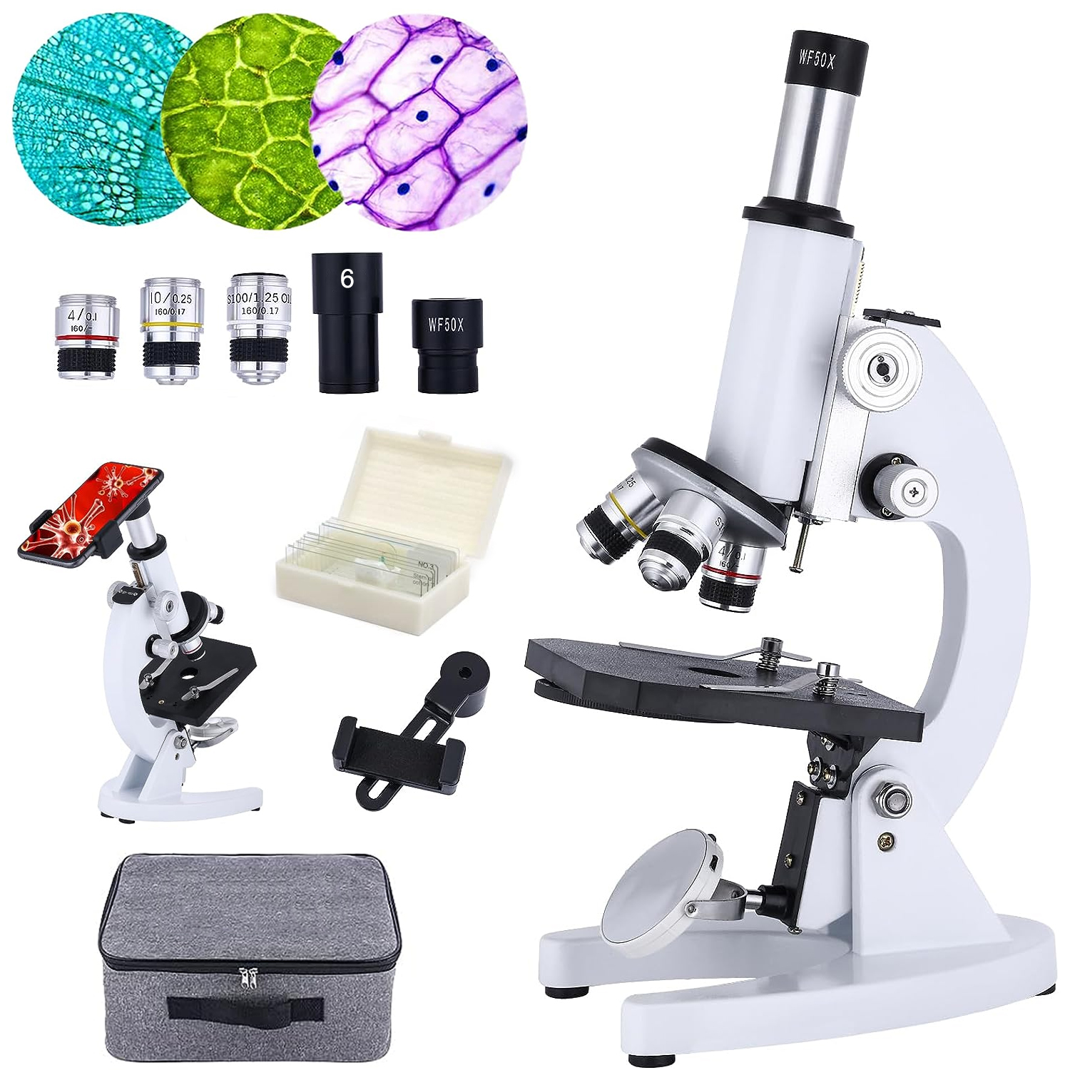 Microscope for Kids and Beginners, 400X24000X Magnification Kids