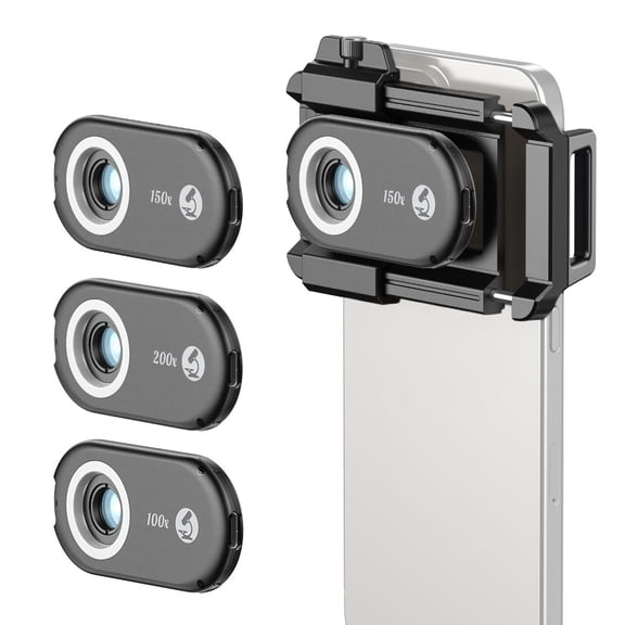 Microscope Lens,Microscope Universal Lens 100x/150x/200x Cell Microscope Mobile Apl-ms3in1 Microscope With Led/uv Built-in 100x/150x/200x Mobile Lens Android Cpl Microscope Lens With Led/ Uv
