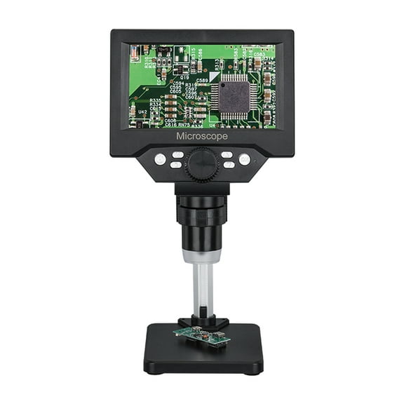 Microscope,Microscope 10 Microscopes Lcd Display Microscope 10 Microscopes Maintenance 1000x 8led Intensity 8led Intensity Adjustable Videos Display Microscope 10 5.5-inch Lcd Display Ph