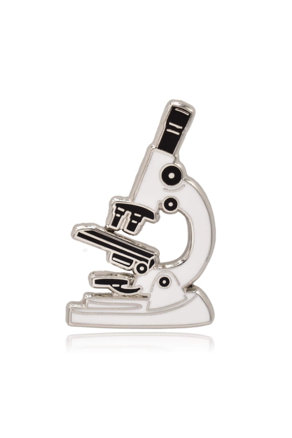 Microscope Science Hard Enamel Pin | Clayton Jewelry Labs