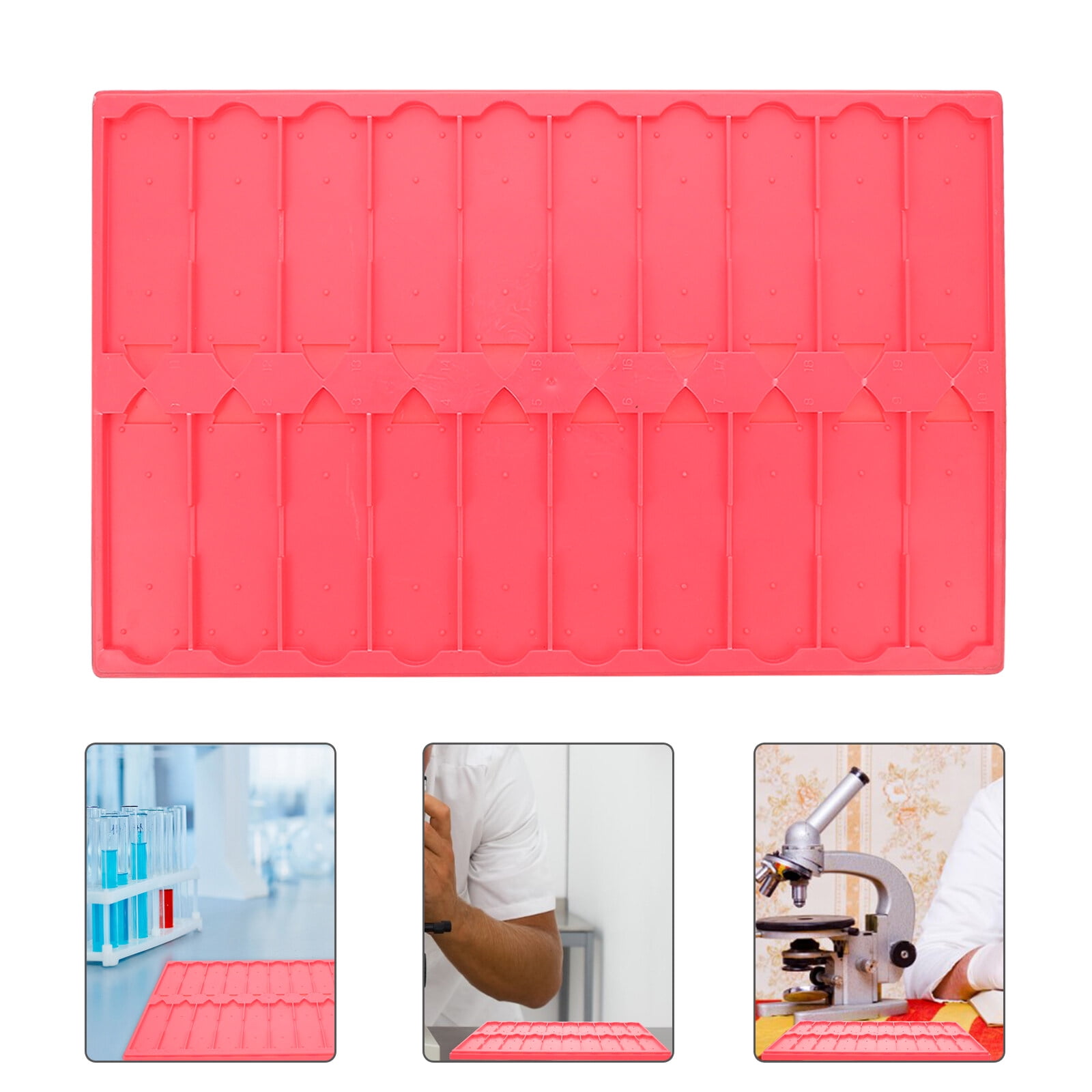 Microscope Slide Trays 20 Capacity Microscope Slide Trays (Random Color)