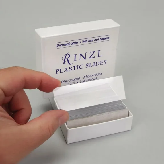 Microscope Slides, Plastic, 3 X 1", Box Of 144