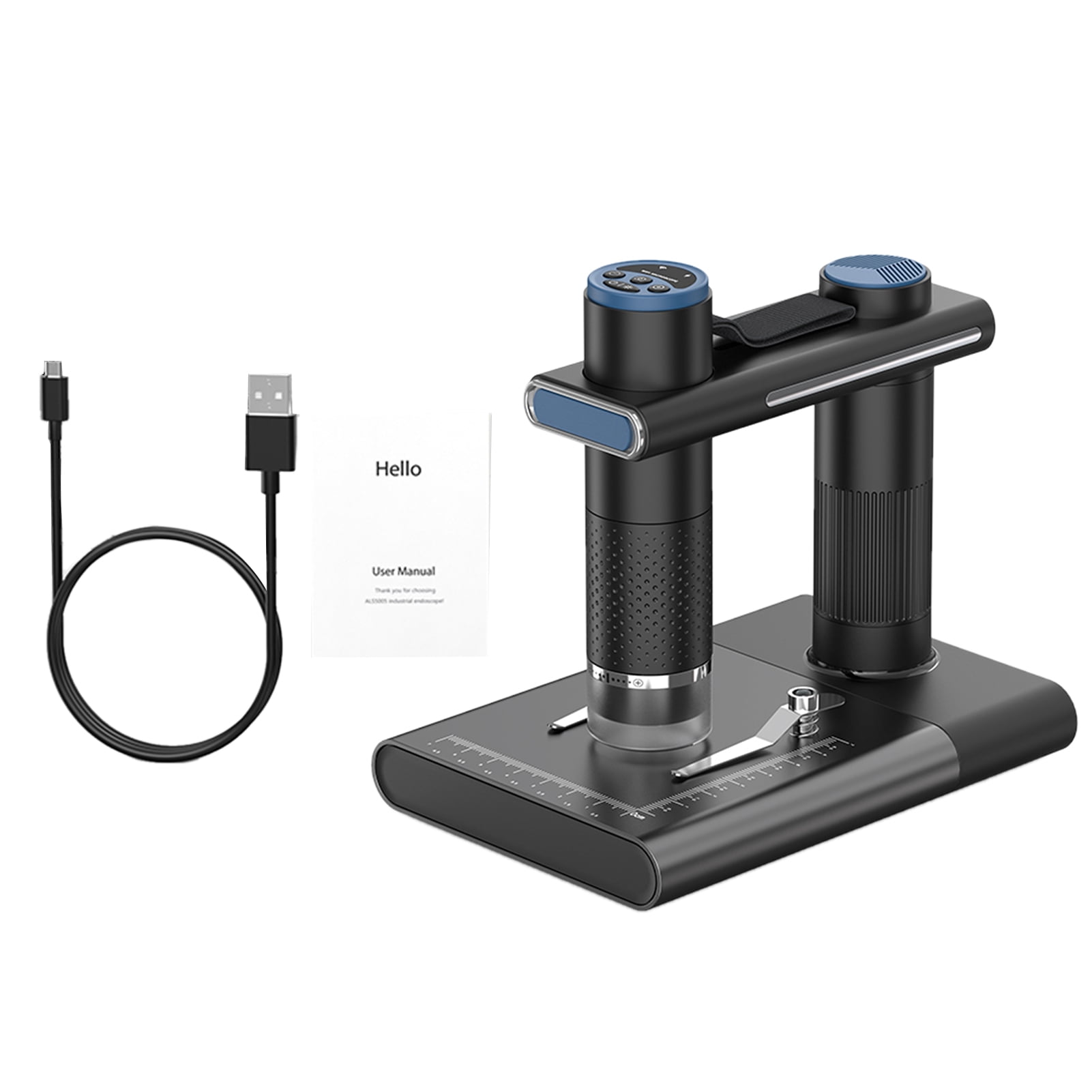 Microscope,Stand Hands-free Wifi Adjustable Led Pc Camera 2m 50-1000x Reable 1200x Microscope 2m 50-1000x 8 Microscope With Stand Optical Camera 2m Wifi Microscope Pc Tablet Adben