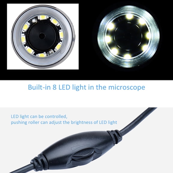 Microscope,Usb Microscope Built-in Support Windows Xp//win 1000x Usb Built-in 8 Led 8 Led Camera 10/android Microscope 1000x Windows Xp//win 7 With Stand Support Led Camera With 7 8