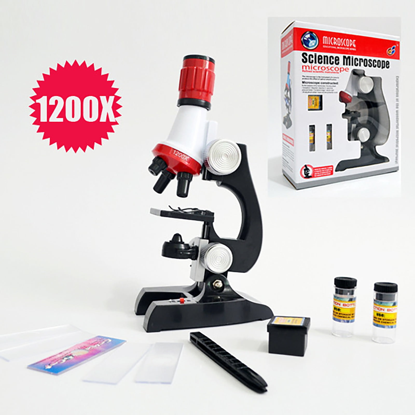 Microscopes, Highdefinition 1200 Times Microscope Toy Children's