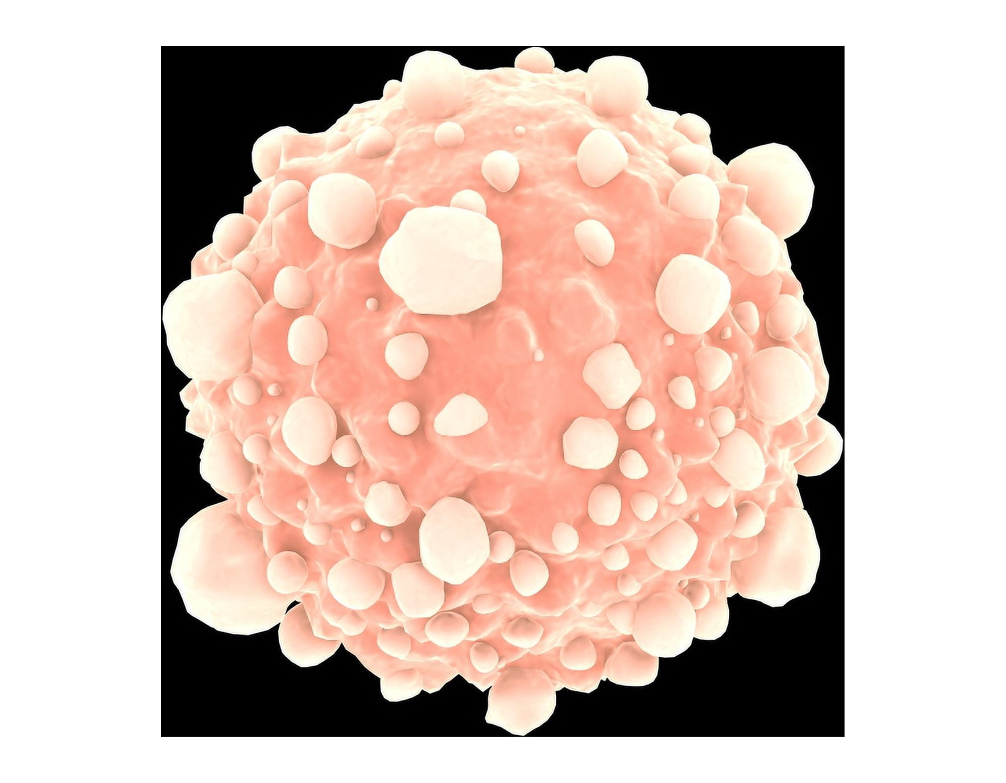 Microscopic view of pancreatic cancer cell Canvas Art - Stocktrek Images (33 x 25)