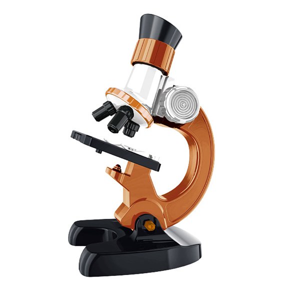 Microscopio óptico de alta definición con 1200 aumentos para estudiantes de secundaria. Ideal para experimentos de ciencias biológicas. Juguetes educativos y regalos de Navidad. Families Gifts