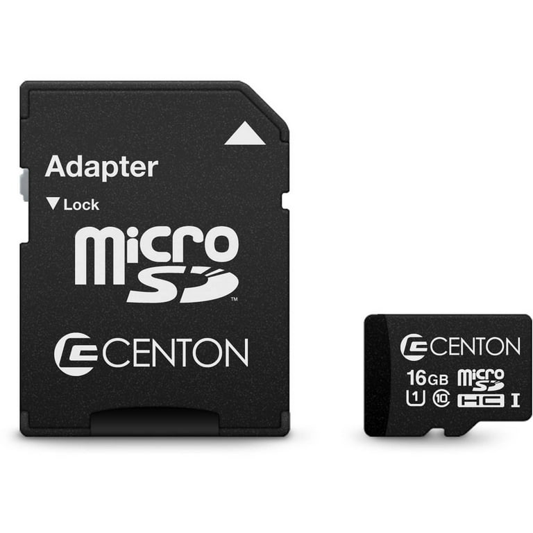 microSDHC Memory Card with SD Adapter, UHS-I U1 Class 10, 16 GB microSDHC Memory Card with SD Adapter, UHS-I U1 Class 10, 16 GB