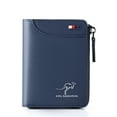 thumbnail image 1 of Microseven Men Men's RFID Blocking T1 Leather Wallet Credit Cards ID Durable Waterproof, 1 of 2
