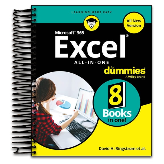 Microsoft 365 Excel All-in-One For Dummies (For Dummies: Learning Made Easy) (Spiral bound)