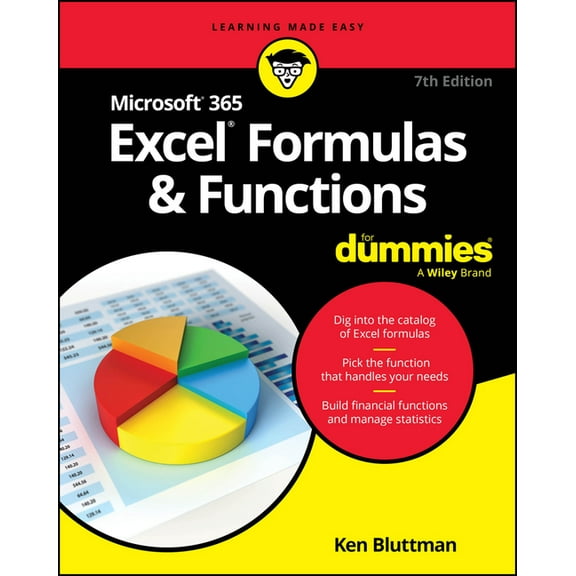 Microsoft 365 Excel Formulas & Functions for Dummies, (Paperback)