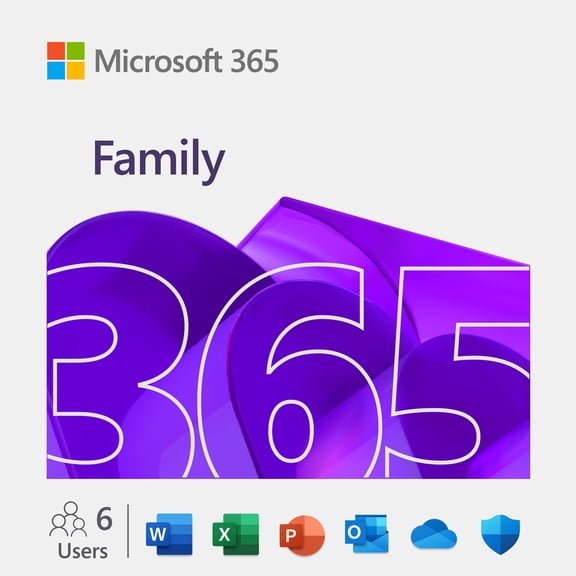 Microsoft 365 Family - Subscription - 30 Device, 6 User - 1 Year