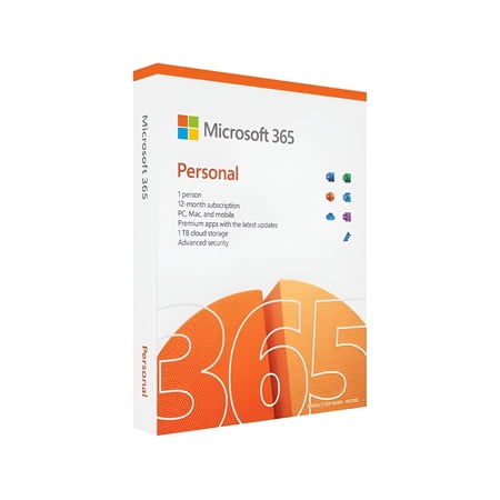 Microsoft 365 Personal, Box Pack, 1 Person, 1 Year
