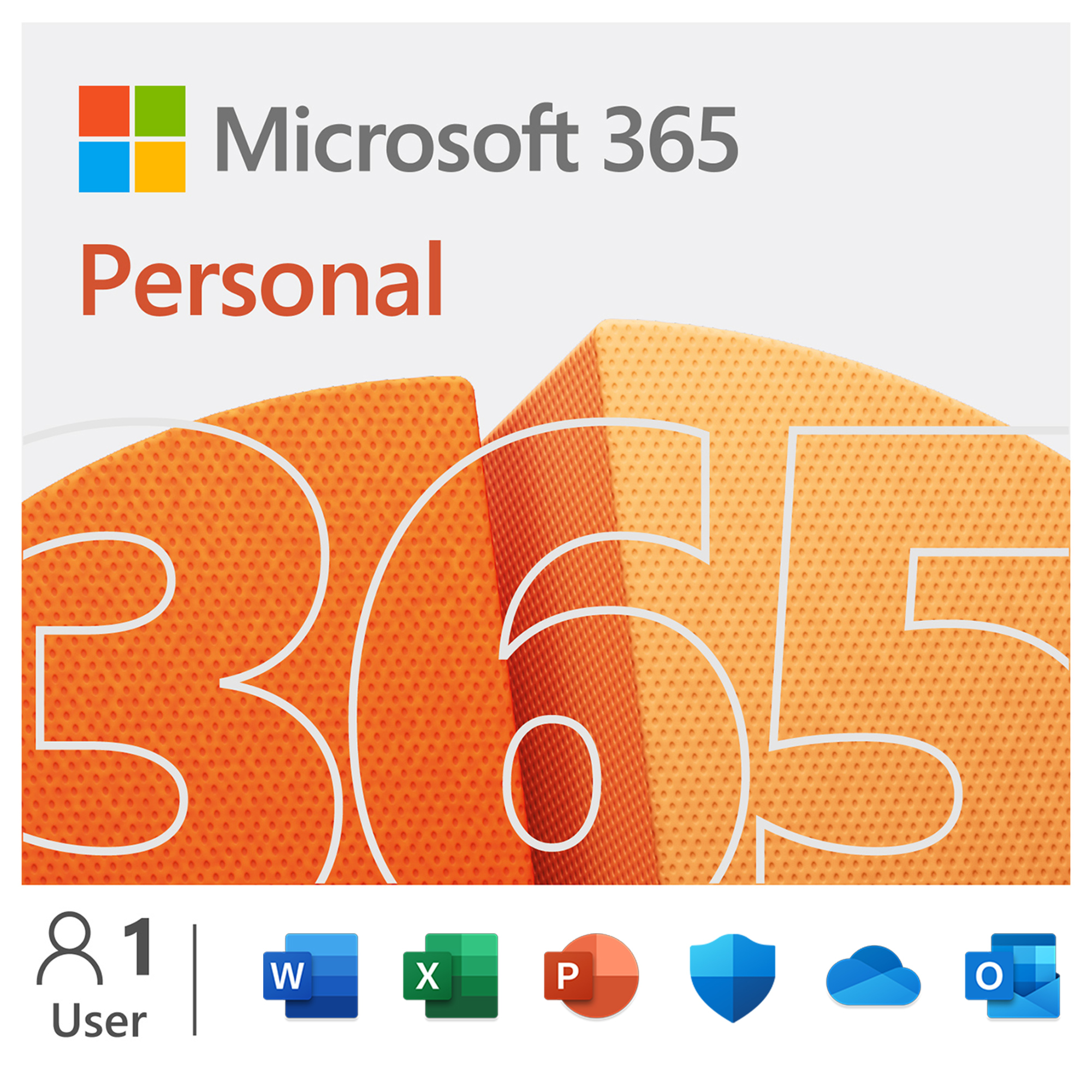 Microsoft Office 365 Personal 12month subscription, 1 person, PC/Mac