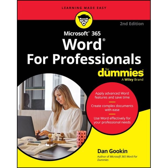 Pre-Owned Microsoft 365 Word For Professionals For Dummies, 9781394323869, 1394323867, Paperback, 2 edition