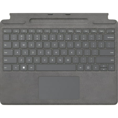 Microsoft - Surface Pro Signature Keyboard for Pro X, Pro 8 and Pro 9 - Platinum Alcantara Material