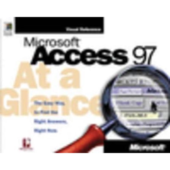 Pre-Owned Microsoft Access at a Glance (Paperback) 1572313692 9781572313699
