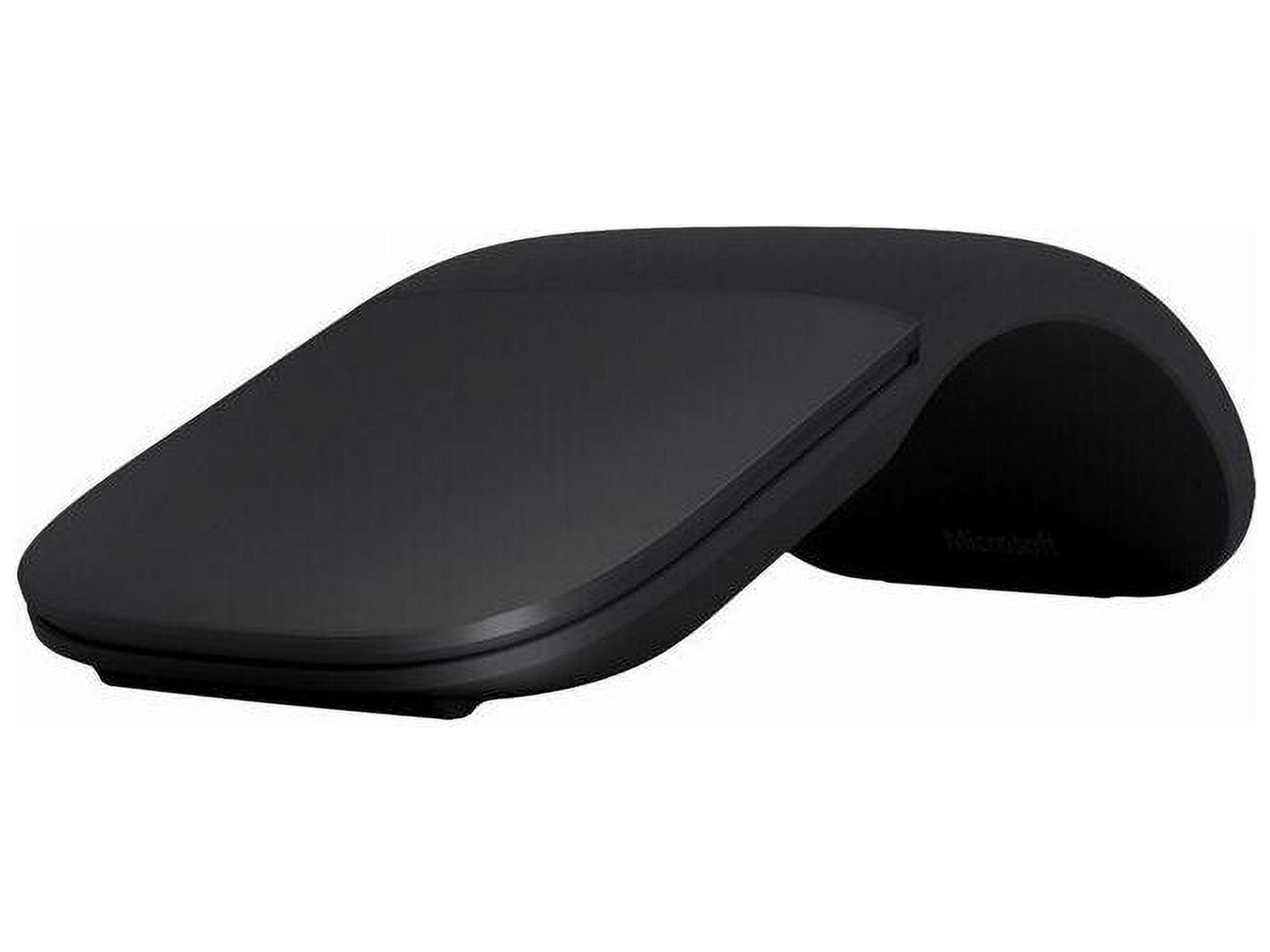 Microsoft Customizable Mouse Microsoft Arc Mouse - Black, Wireless, Bluetooth, 32.81 ft, 1800 dpi, 2 ...