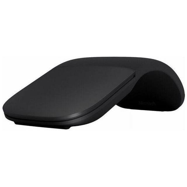 Microsoft Arc Mouse - Black, Wireless, Bluetooth, 32.81 ft, 1800 dpi, 2 ...