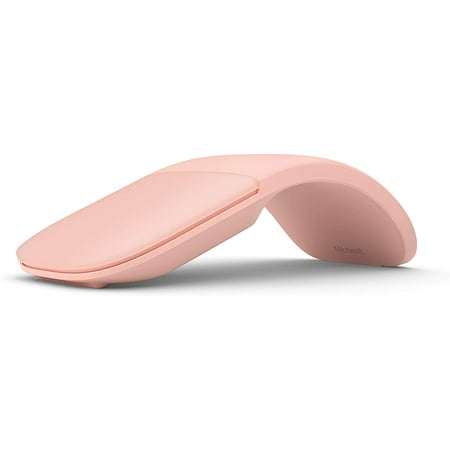 Microsoft - Arc Wireless BlueTrack Ambidextrous Mouse - Soft Pink