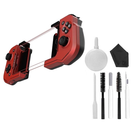 Microsoft Atom Mobile Game Controller with Bluetooth for Cloud Gaming on Android Mobile Devices with Compact Shape Like New Red