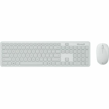 Microsoft - Full-size Wireless Bluetooth Mechanical Keyboard and Mouse Bundle - Glacier