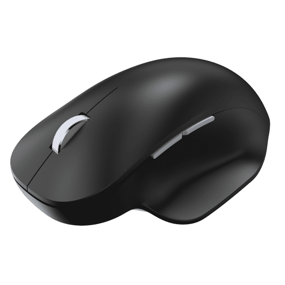 Incase Bluetooth Ergonomic Mouse – Designed by Microsoft – Two Thumb Buttons, Easy to Grip Thumb Rest, Precision Tracking, Connects 3 Devices, 15 Month Battery Life, PCs/Laptops - Black