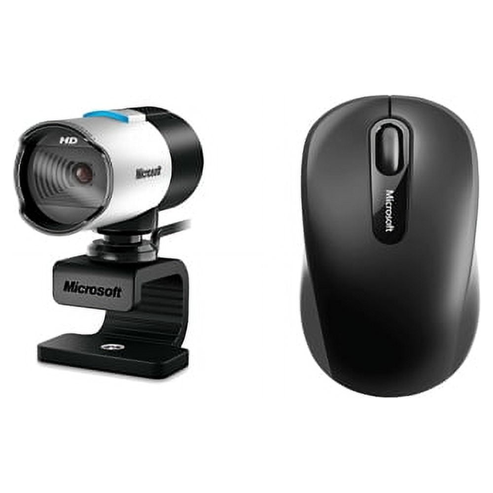 Microsoft LifeCam Webcam / Microsoft Bluetooth Mouse Matte Black