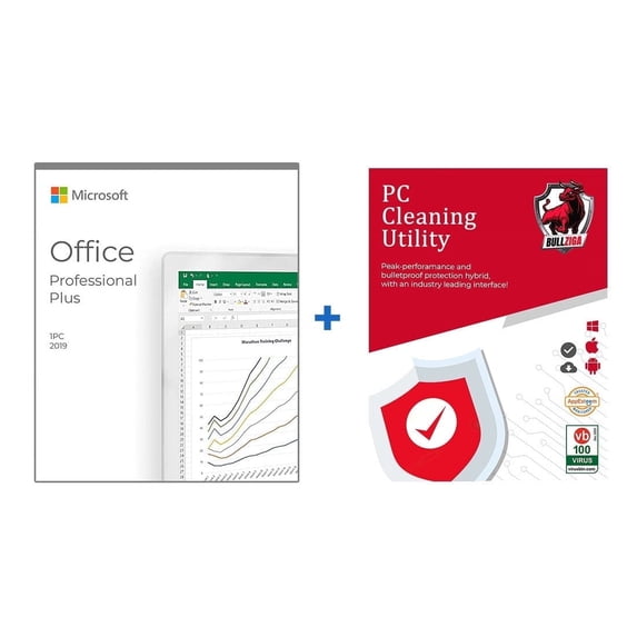 Microsoft+Bullziga : Office 2019, Pro Plus (DVD) 1 User