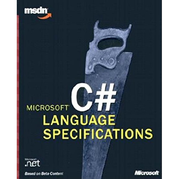 Pre-Owned Microsoft C# Language Specifications (Paperback) 0735614482 9780735614482