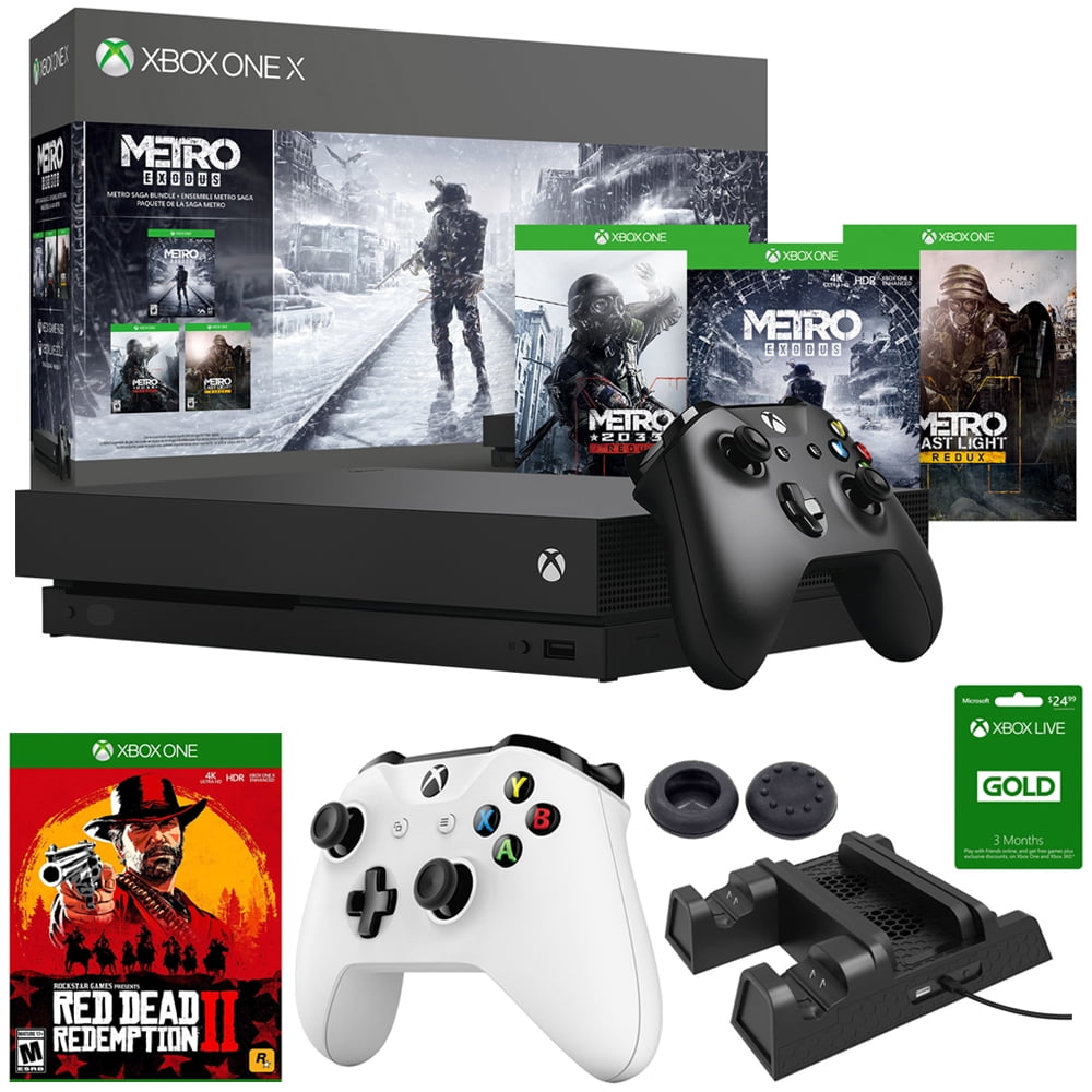 Microsoft Xbox One S Red Dead Redemption 2 Bundle: Xbox One S 1TB