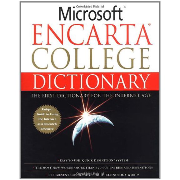 Pre-Owned Microsoft Encarta College Dictionary Paperback