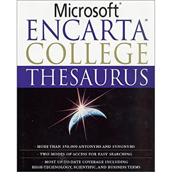 Pre-Owned Microsoft Encarta College Thesaurus 9780312289065 Used