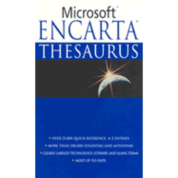 Pre-Owned Microsoft Encarta Thesaurus (Unknown) 0312983638 9780312983635