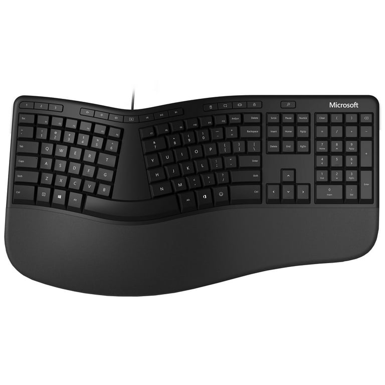 Microsoft Ergonomic Keyboard, Black