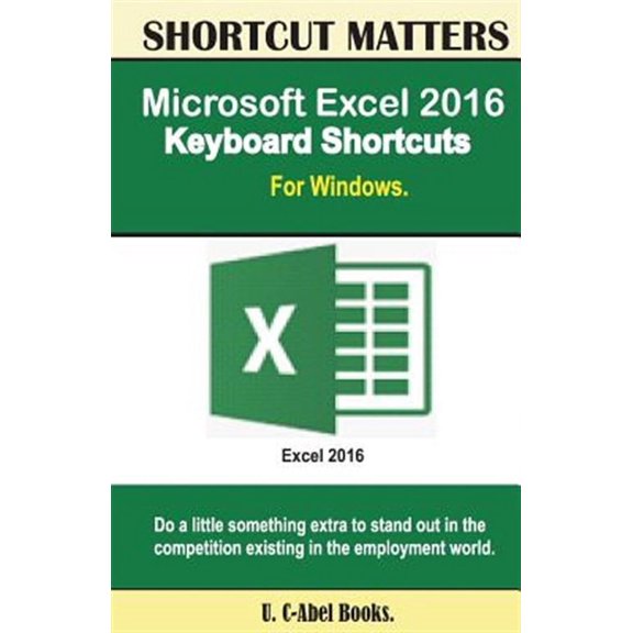 Microsoft Excel 2016 Keyboard Shortcuts for Windows