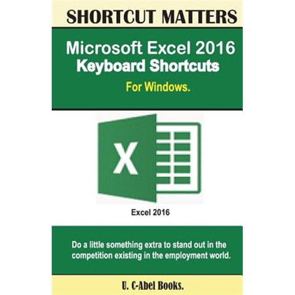 Pre-Owned Microsoft Excel 2016 Keyboard Shortcuts for Windows