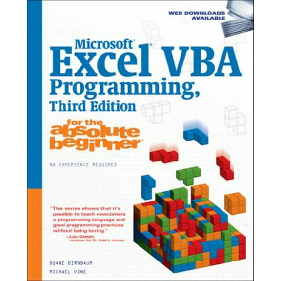 Pre-Owned Microsoft Excel VBA Programming for the Absolute Beginner