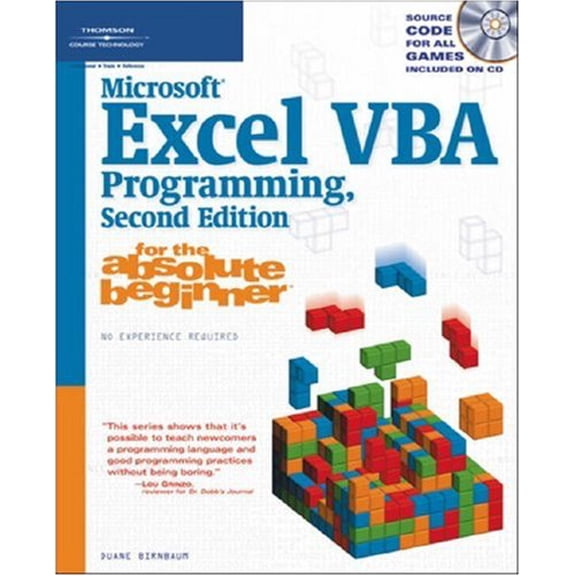 Pre-Owned Microsoft Excel VBA Programming for the Absolute Beginner (Paperback) 9781592007295