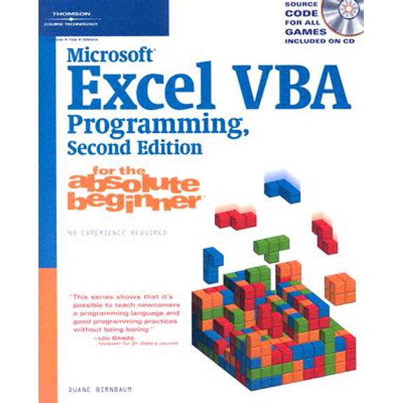 Pre-Owned Microsoft Excel VBA Programming for the Absolute Beginner, Second Edition (Paperback) 1592007295 9781592007295