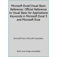 thumbnail image 1 of Pre-Owned Microsoft Excel/Visual Basic Reference: Official Reference to Visual Basic for Applications Keywords in Microsoft Excel 5 and Microsoft Exce (Paperback) 155615920X 9781556159206, 1 of 1